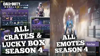 *SEASON 4* LOS MEJORES EMOTES DE CODM 🤯 TODAS LAS CAJAS & CAJAS DE LA SUERTE 🍀 CODM LEAKS S4 🔥 🤯