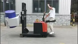 product testing: CPDB1000 Full Electric Drum Lifter Rotator With Load Capacity1000kg