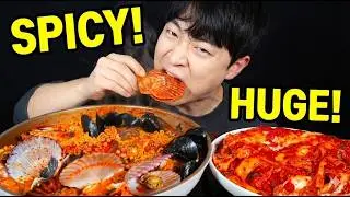 SPICY SEAFOOD RAMEN FEAST 🐙🔥 (Loaded with Scallops)