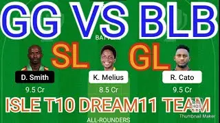 GG VS BLB DREAM 11 TEAM||GG VS BLB DREAM 11 TEAM||GG VS BLB DREAM 11 TEAM