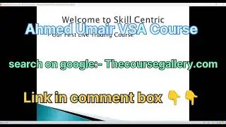 Ahmed Umair VSA Course Free download / Hd mp4 full course download / Course review