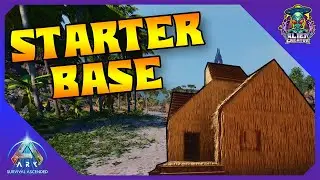 How to Build a Starter Thatch Base in ARK Survival Ascended [E1]