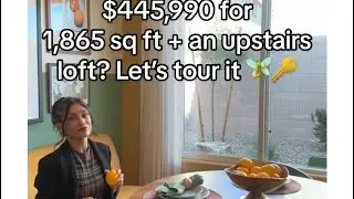  $445,990 for 1,865 sq ft + an upstairs loft? Let&rsquo;s tour it 🔑🧚