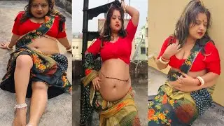 NEW BONG BEAUTY CHAITALI CHANDA 🔥🔥NEW SAREE FASHION FIRING VIDEO 💋💋#sarees #bongbeauty #dance #grwm