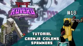 COMO HACER GRANJA DE HIERRO CON SPAWNERS DE GOLEM KUVERU NETWORK | KawaiiJuega
