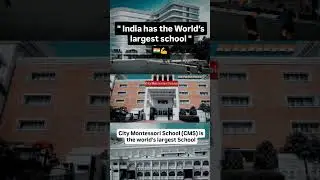 India has the World&rsquo;s largest school.City Montessori School | essential Brain | #music
