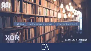 🇬🇧 Embedded Academy Glossary | XOR Explained | Exclusive OR in Computing