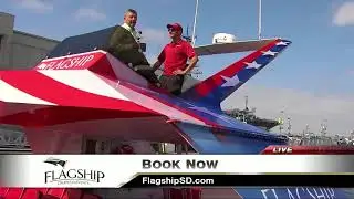 On the Patriot Jet Boat with KUSI