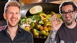 Einfaches Rosenkohl Curry mit 