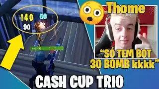 Thome joga CASH CUP TRIO com Ag1rre e Suetam(30 KILLS FORTNITE)