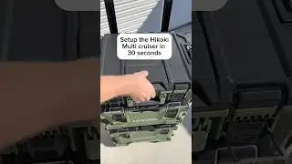 Setting up Hikoki multi cruiser