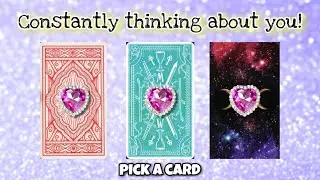 PICK A CARD | WHO IS CONSTANTLY THINKING ABOUT YOU? 😍 TAROT CARD READING