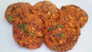 Masala Vada Recipe | Beetroot Chana Dal Vada | Masala Vadai Recipe | Paruppu Vadai | Snacks Recipe