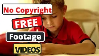 Royalty Free Stock Footage of Child studying 4K