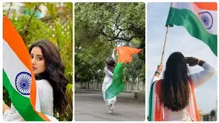 15 August independence Day Indian Girls Dpz,Poses Ideas 2025