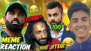 INDIA VS PAKISTAN CHAMPIONS TROPHY OLD MEME REACTION 🤣 VIDEO :- Re upload 🤣