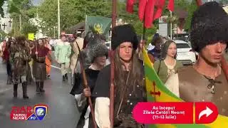 12.07.2025 -Daniel Vasilică Harpa, președintele CJ Neamț, fost primar al orașului, la Zilele Cetății