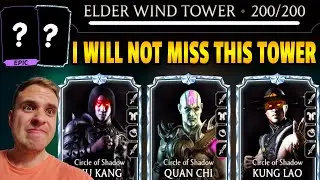 MK Mobile. I Thought Circle of Shadow Team Would Destroy Battle 200 in Fatal Elder Wind Tower. RAGE!