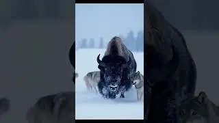 Bison vs Gray Wolves: When Strategy Meets Raw Power