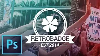 Урок Photoshop: Как создать ретро бейдж. Retro Badge Onetwostudy