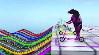 Mammoth Elephant Cow Tiger ChooseThe Right Key Challenge Game AnimalCrossing Fountian With Gorilla