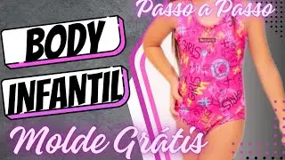 COMO FAZER BODY REGATA INFANTIL PASSO A PASSO COM MOLDE GR&Aacute;TIS TAM 6