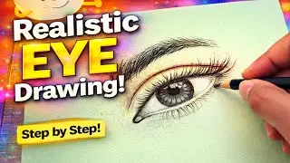 Realistic Eye Drawing Step by Step | Easy Pencil Sketch for Beginners