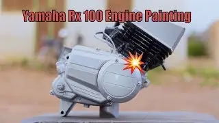 Yamaha RX 100 - Motorcycle Engine Painting