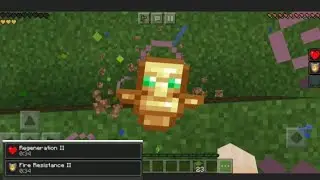 First time using Totem Of Undying in Minecraft