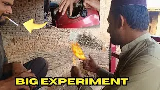 Big Experiment Cigarette lit with gasoline | پٹرول سے سگریٹ جلائی| Moto Jee