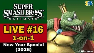 Super Smash Bros. Ultimate [LIVE-STREAM #16: New Year Special 2026 ~ 1-on-1] Arena ID: H83B4