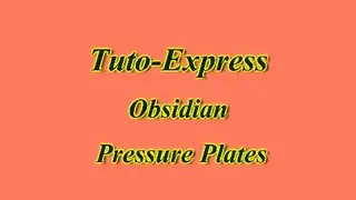 Tuto Express [FR HD] : Obsidian Pressure Plate