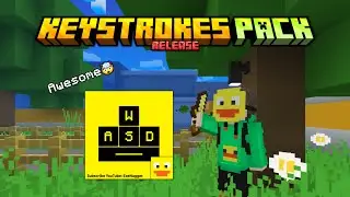 Keystrokes Pack v1 Texture Pack MCPE | Release   #minecraft #mcpe