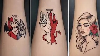 Trending Tattoo Designs 2026 | Angel & Devil Aesthetic Tattoos