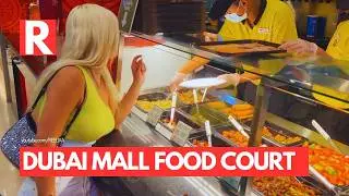 Dubai Mall Food Court Tour In 20 May 2022 4k Ultra HD