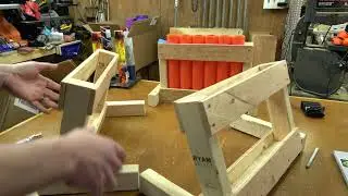 How I setup the cross field barrage candles using the DR11 racks I build.