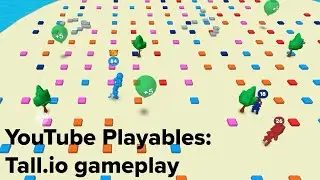 YouTube Playables: Tall.io gameplay