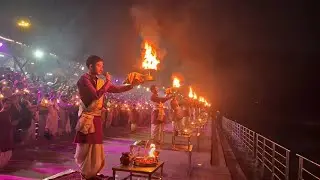 Live ganga aarti tirveni ghat rishikesh  16/10/25