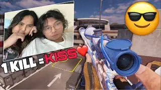&ldquo;1 Sniper Kill = 1 Kiss CHALLENGE&rdquo; In Codm With My Gf