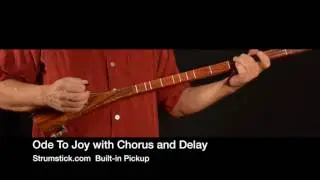 Strumstick with Built in Pickup and MicroCube Demo