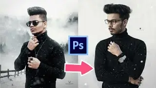Photoshop cc Snowfall Winter Photo Editing Tutorial