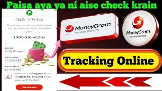 How to track money gram online |  MoneyGram se bheja Hua Paisa track kaise karen