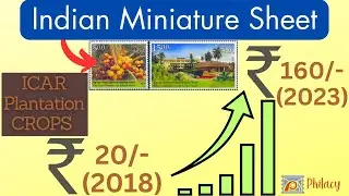Buy ICAR Plantation CROPS Miniature Sheet from Philacy