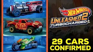 Hot Wheels Unleashed 2 - All 29 CARS CONFIRMED (CAR LIST) | HWU2 Turbocharged