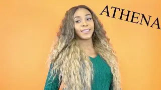 Janet Collection Synthetic Extended Deep Part Lace Wig - ATHENA --/WIGTYPES.COM