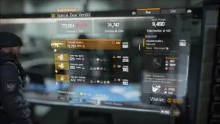 The Division - Special Gear Vendor Stock 5.13.16 GREAT SMG!!!