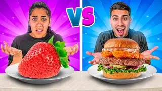 HEALTHY FOOD VS JUNK FOOD CHALLENGE