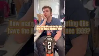 Since 1999, how many different starting Quarterbacks have the Browns had? @barstoolgambling