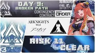 [アークナイツ/Arknights]Contingency Contract: Operation Cinder Day 9, Max Risk