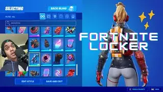 Fortnite locker backbling showcase